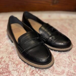 DV by Dolce Vita Black Leather Loafers